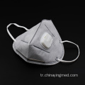 Tek kullanımlık tıbbi filtreli yarım yüz toz maskesi